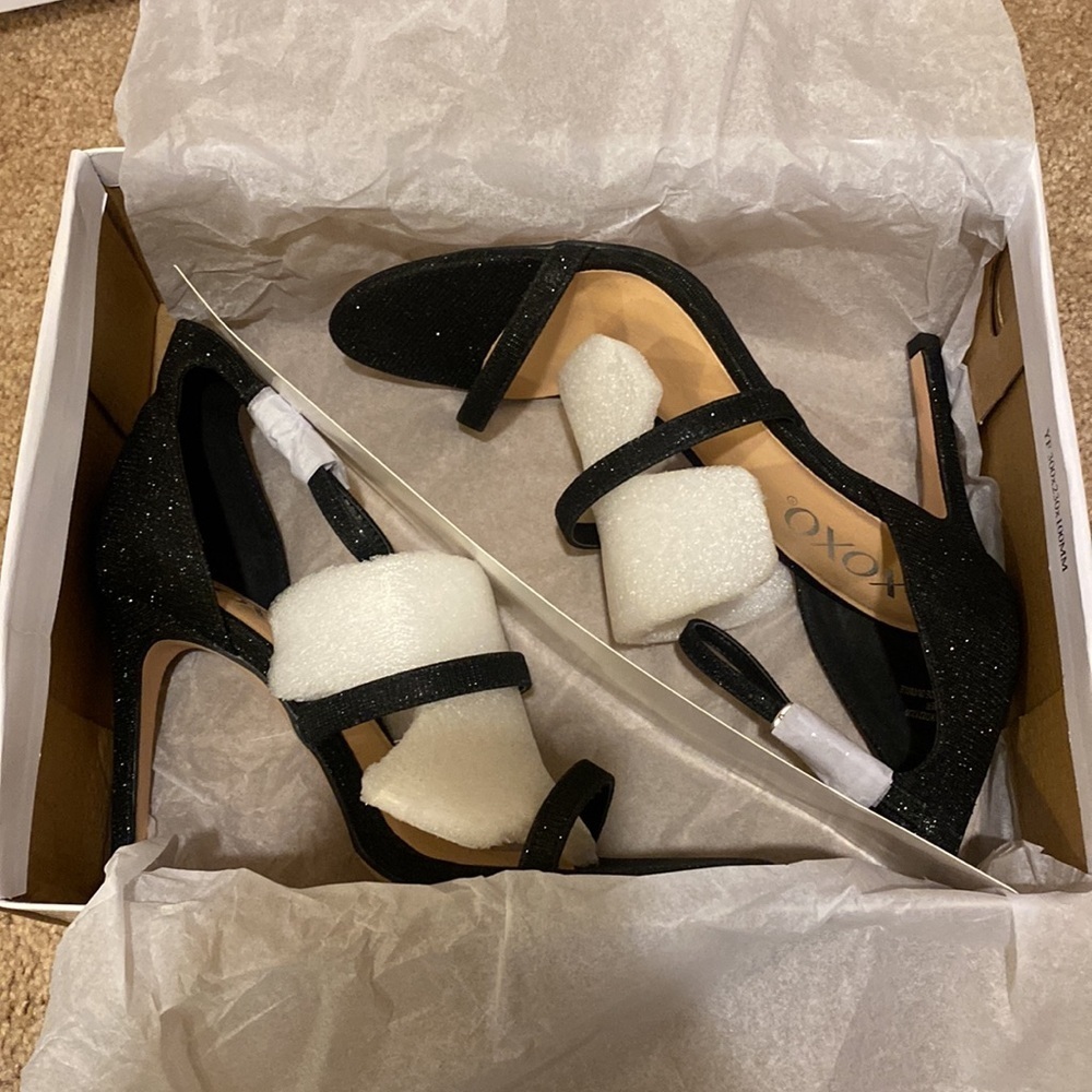 XOXO Women's Glitter Heels 8M - Picture 6 of 7